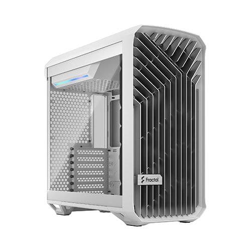 FRACTAL DESIGN Torrent Compact Clear Tint EATX Mid Tower Cabinet (White)
