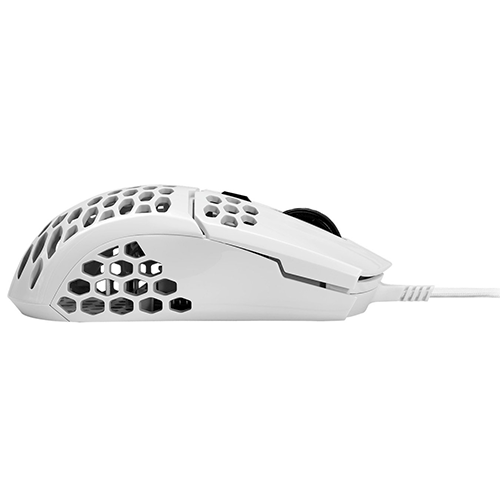 COOLER MASTER MM710 Wired Ambidextrous Gaming Mouse ( MM-710-WWOL1 ) ( 16000DPI / 6 macro Buttons ) ( Matte White )