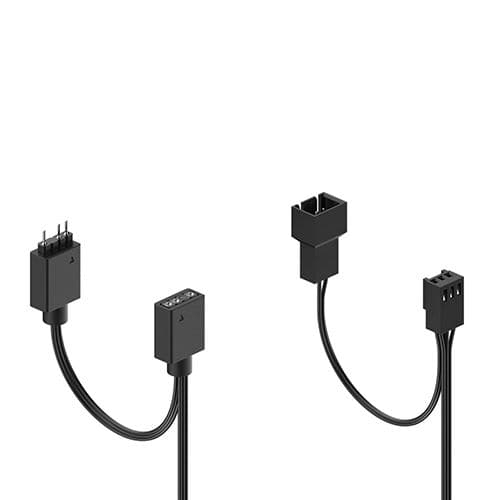 FRACTAL DESIGN Aspect 12 RGB Black Frame 120mm Cabinet Fan (Black) (Single Pack)