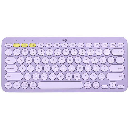 LOGITECH K380 60% Membrane Wireless Gaming Keyboard ( Lavender )