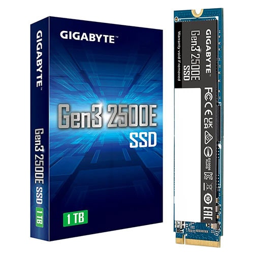 GIGABYTE Gen3 2500E 1TB M.2 NVME Gen3 Internal Solid State Drive ( SSD )