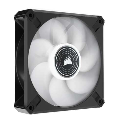 CORSAIR ML120 Elite 120mm White Premium PWM Magnetic Levitation Cabinet Fan (Black) (Single Pack)