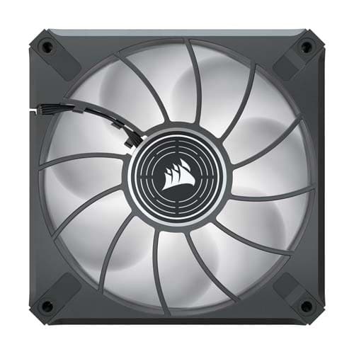 CORSAIR ML120 Elite 120mm White Premium PWM Magnetic Levitation Cabinet Fan (Black) (Single Pack)