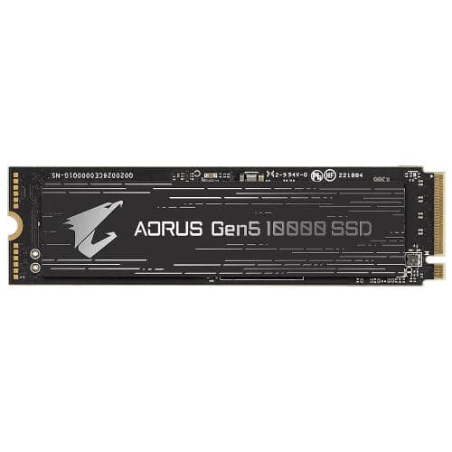 GIGABYTE Aorus Gen5 10000 1TB M.2 NVMe Internal Solid State Drive (SSD)