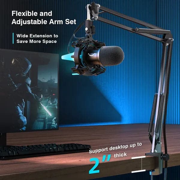 FIFINE K651 USB Computer Microphone Kit