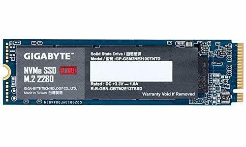 GIGABYTE 1TB PCIE M.2 NVME Gen3 Solid State Drive ( SSD )