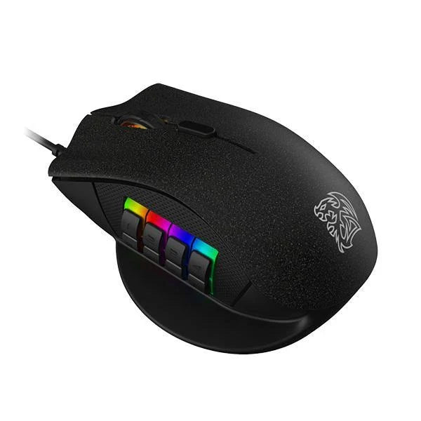 THERMALTAKE Nemesis Switch Optical RGB Wired Ergonamic Gaming Mouse ( MO-NMS-WDOOBK-01 ) ( 12000DPI / 16 Macro Buttons ) ( Black )
