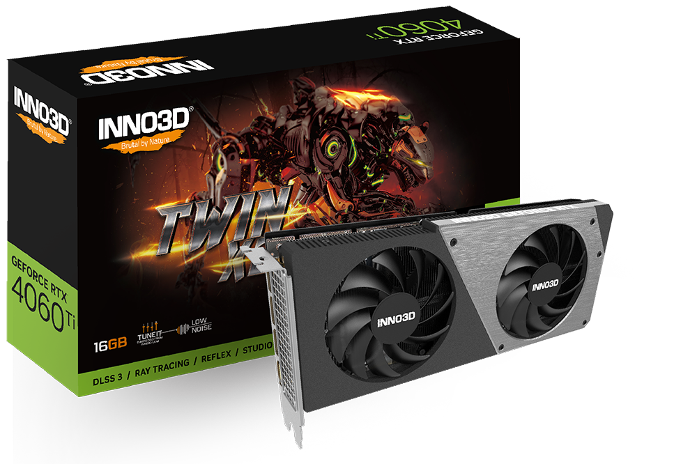 INNO3D GeForce RTX 4060 Ti Twin X2 OC 16GB Nvidia Graphic Card