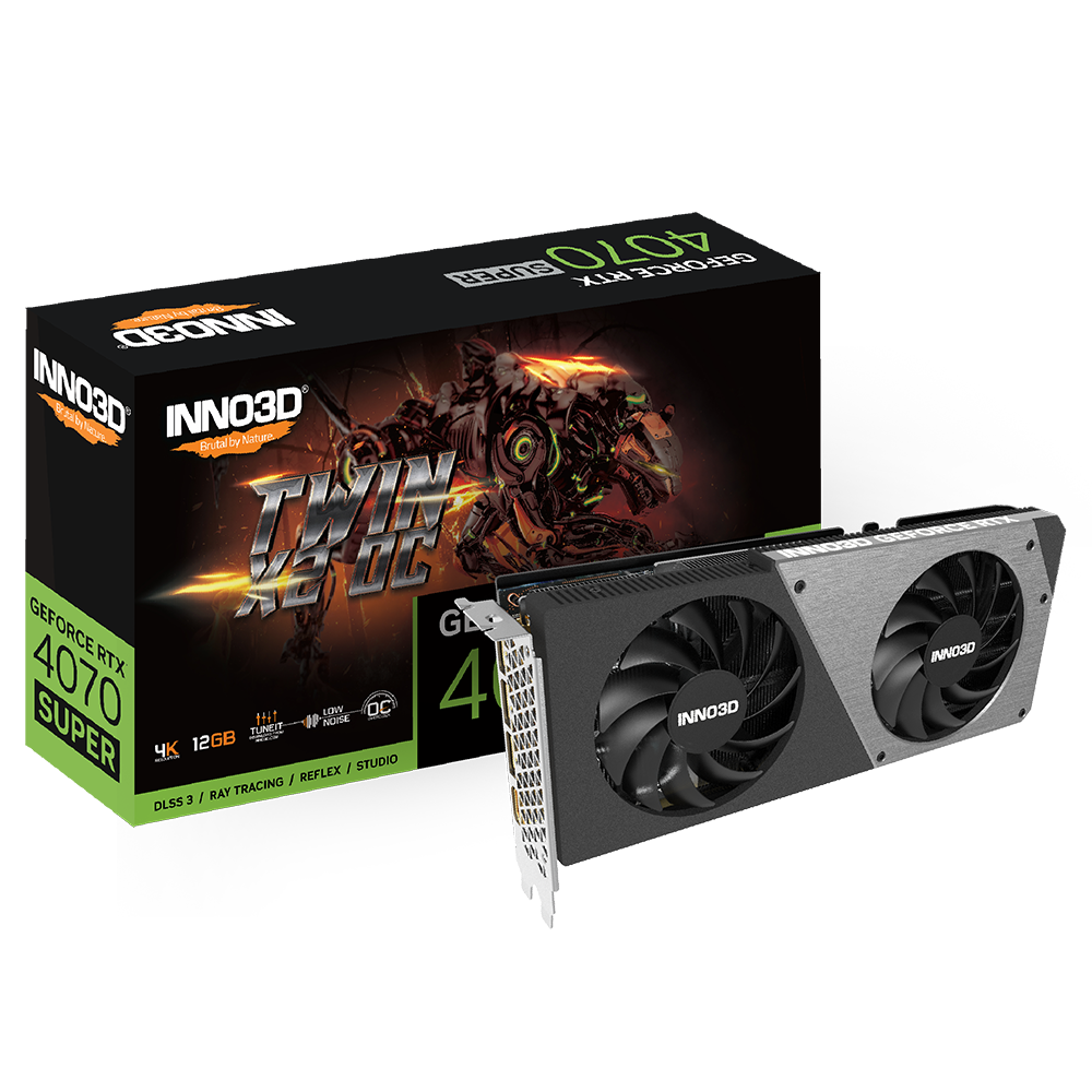INNO3D GeForce RTX 4070 Twin X2 OC Nvidia Graphic Card
