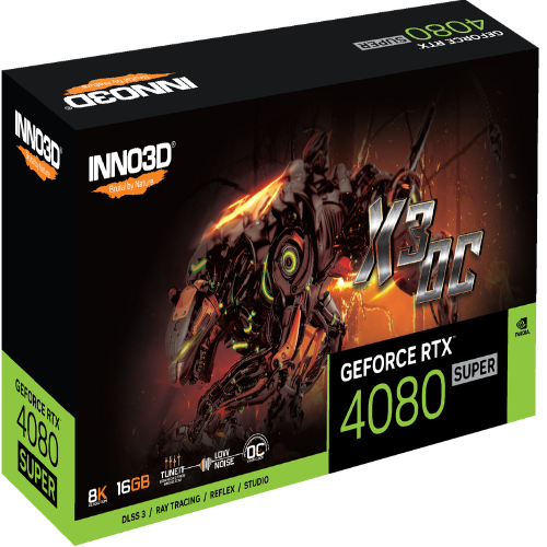 INNO3D GeForce RTX 4080 Super X3 OC 16GB Nvidia Graphic card