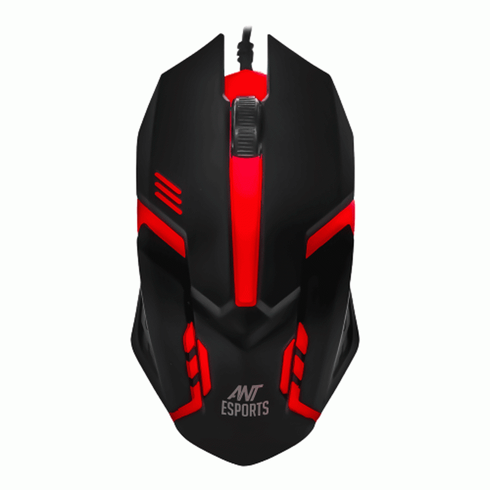 ANT ESPORTS GM45 Wired Ergonomic Gaming Mouse ( GM45 ) ( 3600DPI / 3 Macro Buttons ) ( Black )