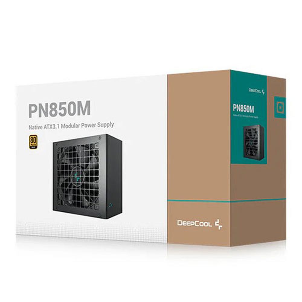 DEEPCOOL PN850M 850W ATX 3.1 80+ Gold Fully Modular Power Supply