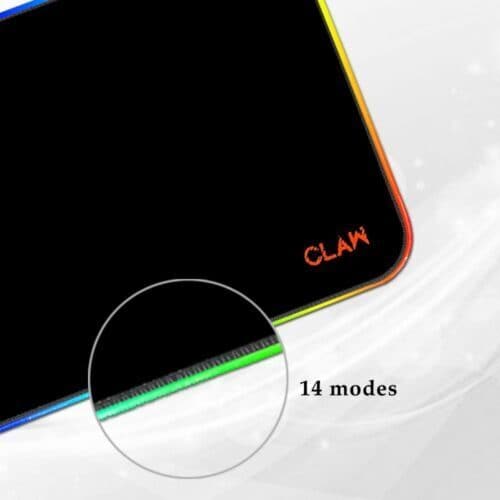 CLAW SLIDE Waterproof RGB Large Mousepad (Black)