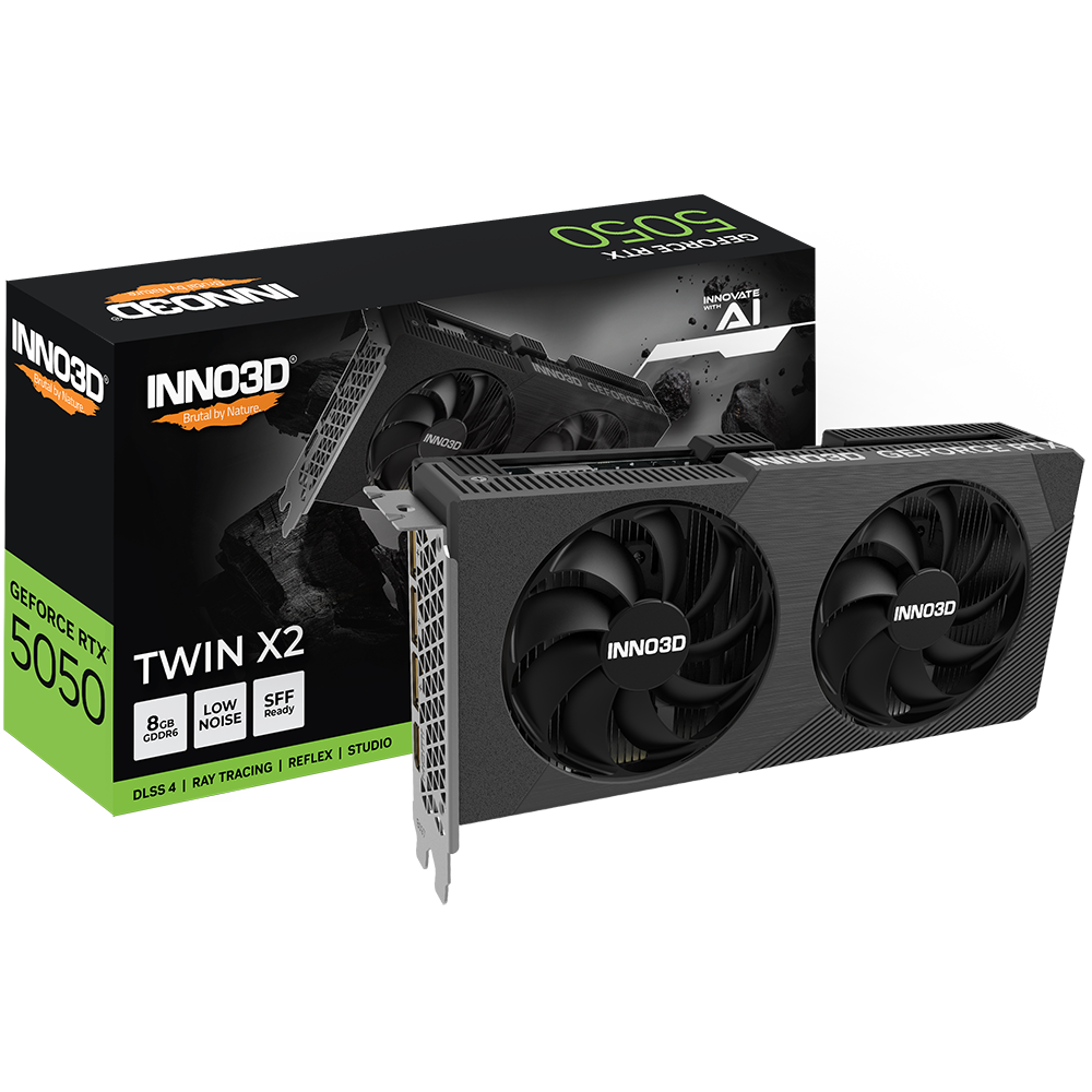 INNO3D GeForce RTX 5050 Twin X2 8GB Nvidia Graphic Card