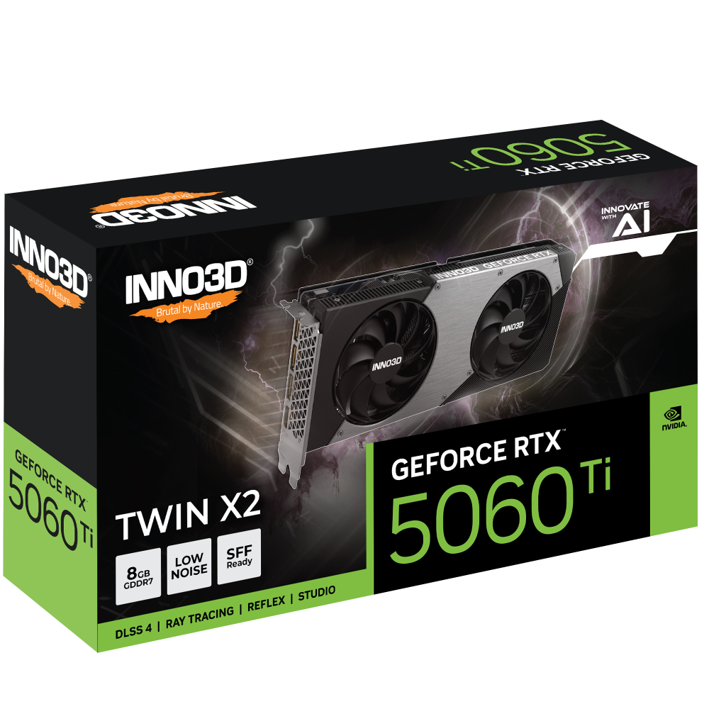INNO3D GeForce RTX 5060 Ti Twin X2 8GB Nvidia Graphic Card
