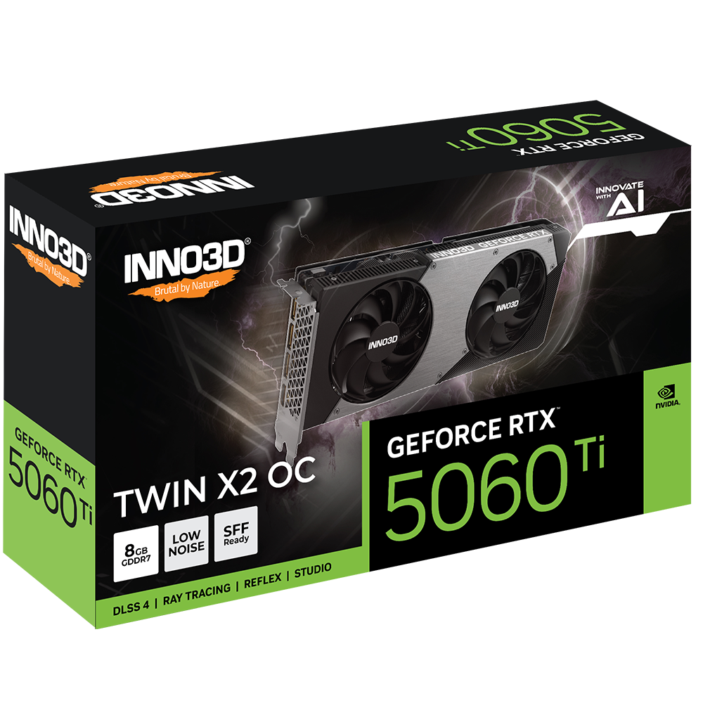 INNO3D GeForce RTX 5060 Ti Twin X2 OC 8GB Nvidia Graphic Card