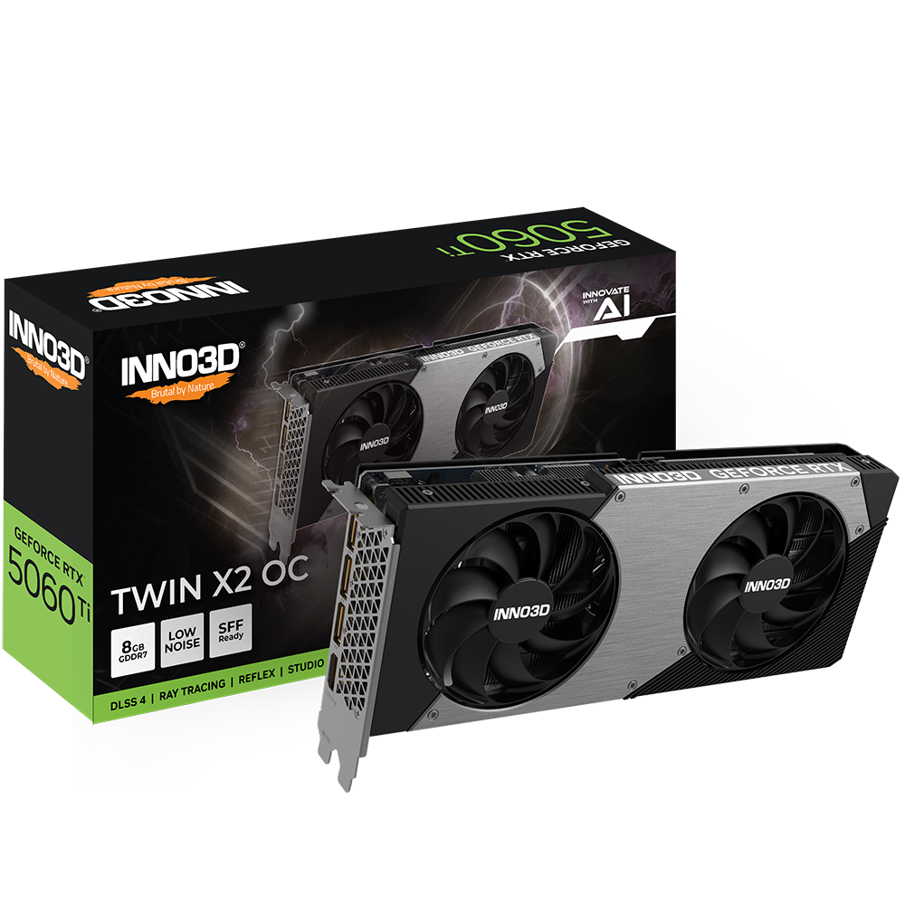 INNO3D GeForce RTX 5060 Ti Twin X2 OC 8GB Nvidia Graphic Card