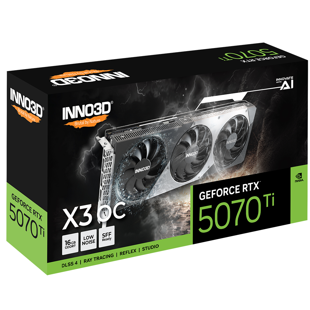 INNO3D GeForce RTX 5070 Ti X3 OC 16GB Nvidia Graphic Card