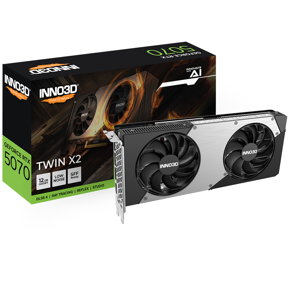 INNO3D GeForce RTX 5070 TWIN X2 12GB NVIDIA Graphic Card