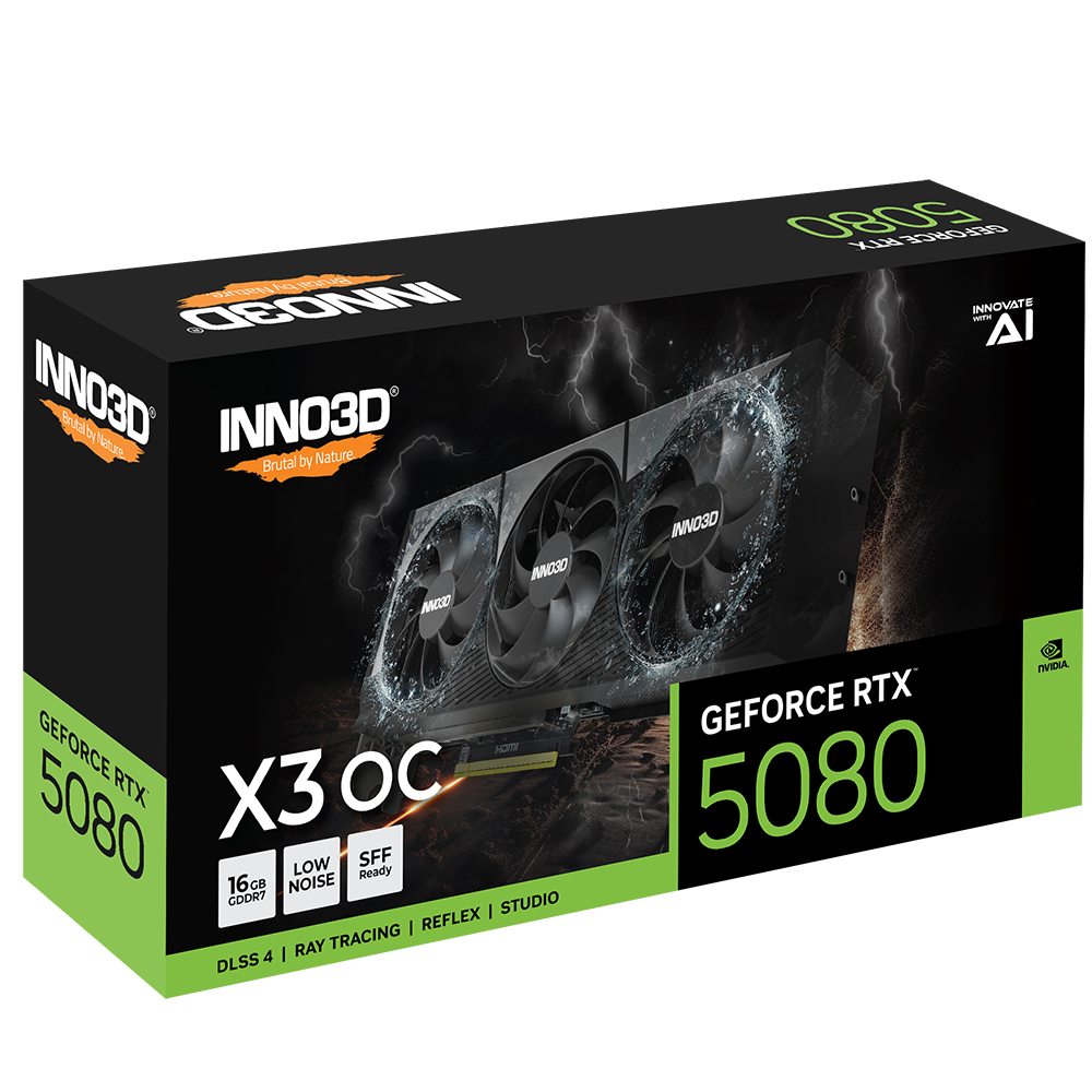 INNO3D GeForce RTX 5080 X3 OC 16GB Nvidia Graphic Card