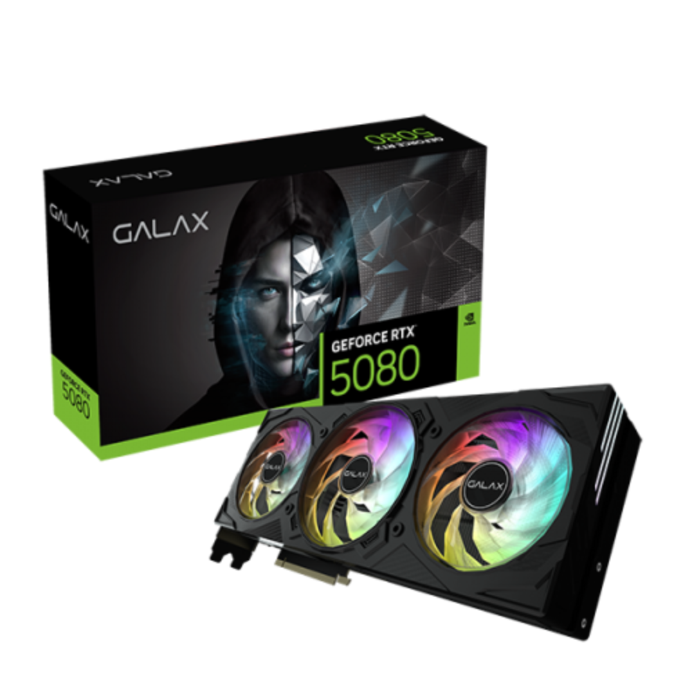GALAX Geforce RTX 5080 EX Gamer 1 Click OC 16GB NVIDIA Graphic Card
