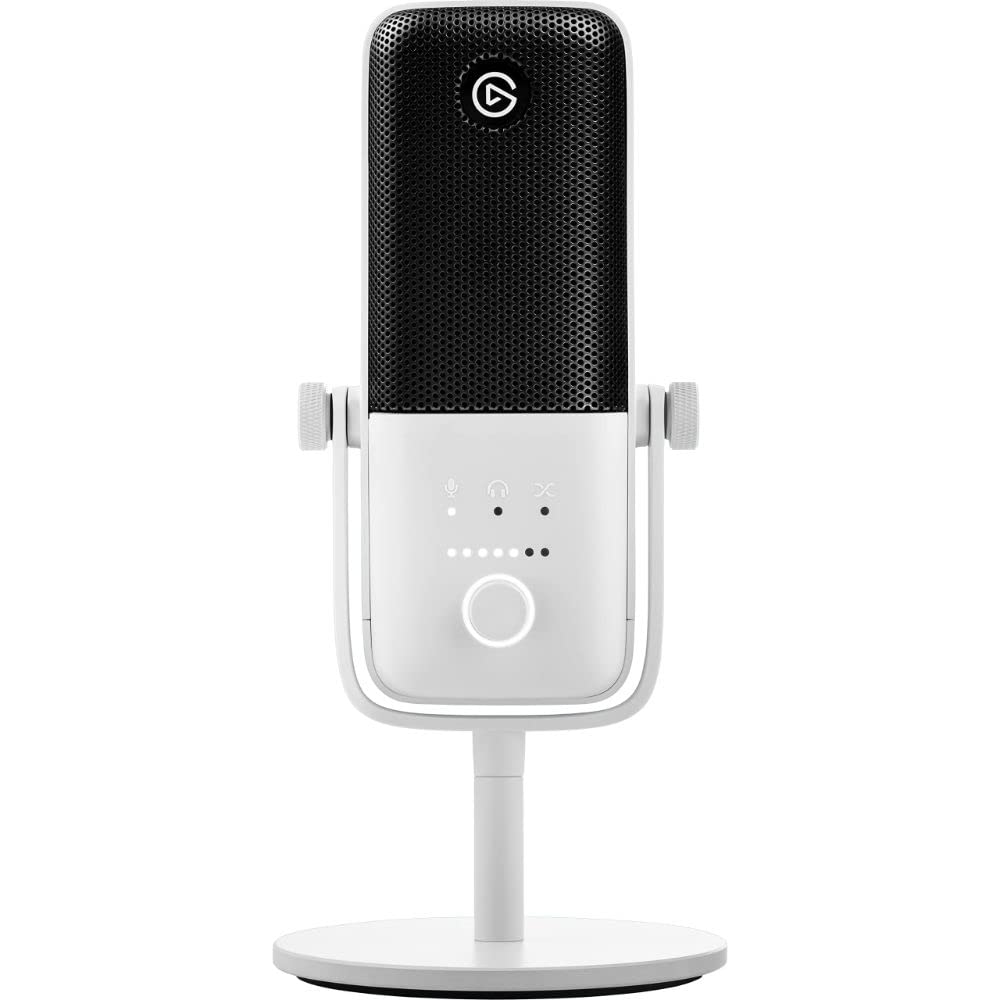ELGATO Wave 3 Premium USB Condenser Unidirectional Microphone ( White )