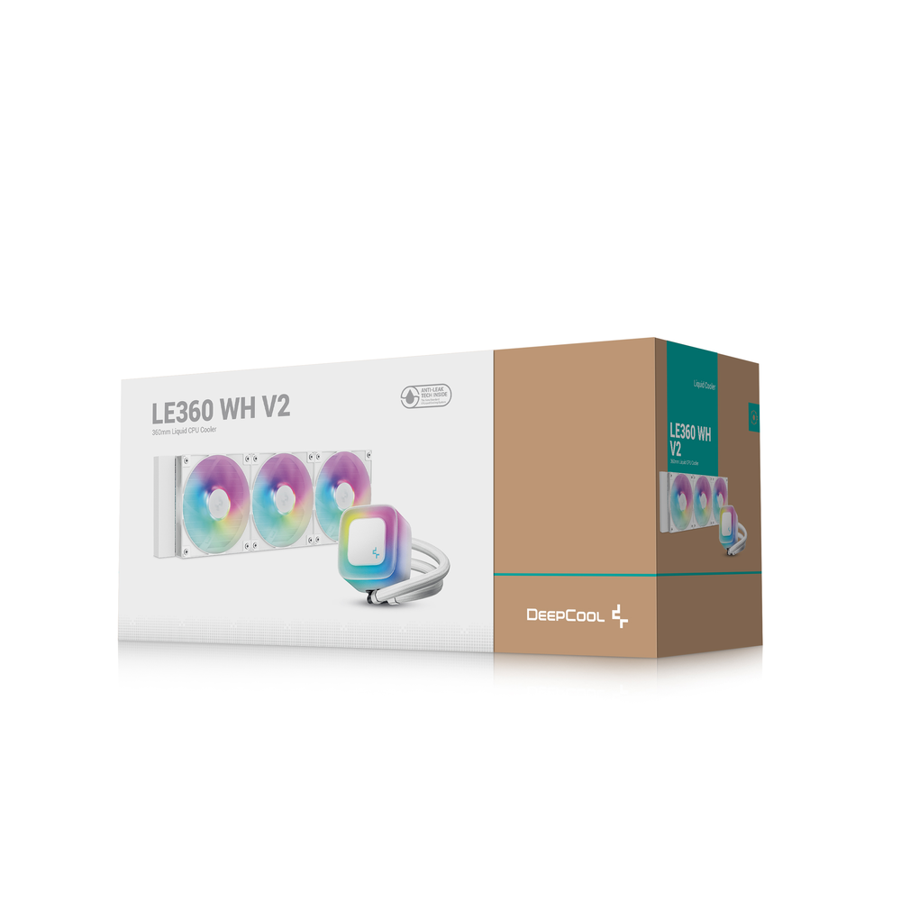 DEEPCOOL LE360 V2 360mm ARGB Liquid Cooler ( White )