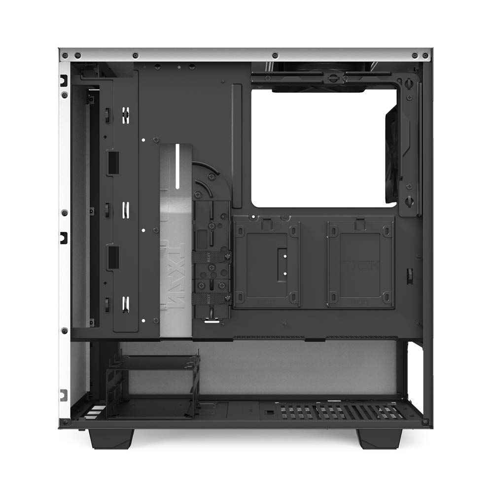 NZXT H510 Compact ATX Mid Tower Cabinet with Tempered Glass (Black & White)