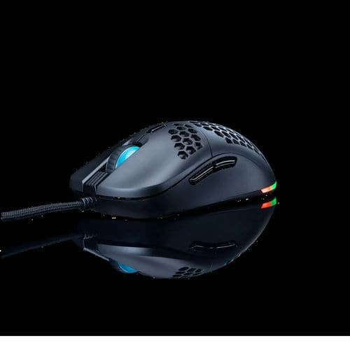 COSMIC BYTE Kilonova 3389IC Pro Wired Ambidextrous Gaming Mouse ( 2000DPI / 7 Macro Buttons ) ( Black )