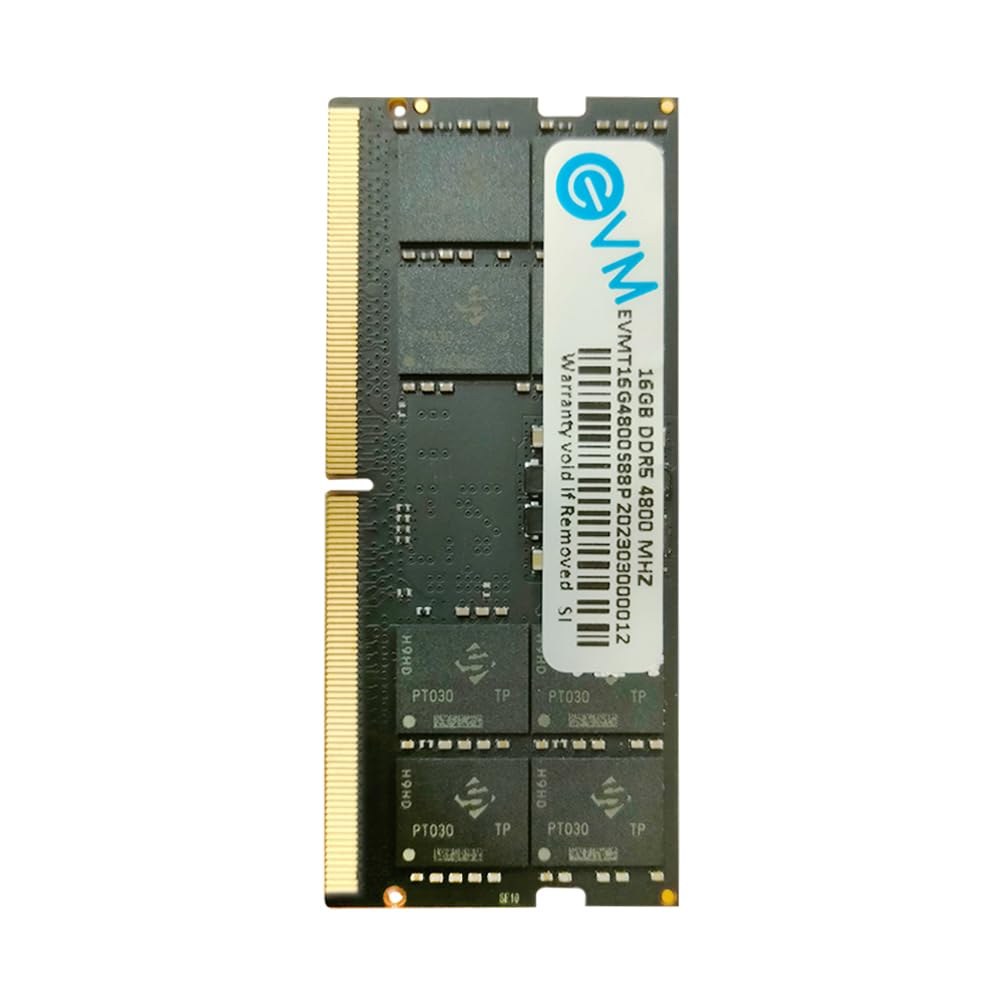 EVM 16GB ( 16GB x 1 ) 4800MHz DDR5 Laptop RAM ( CL40 )