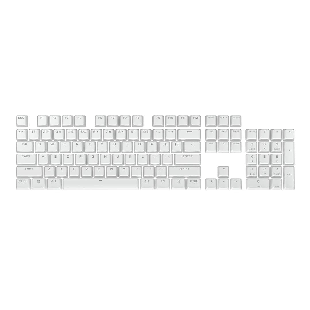 CORSAIR PBT Double Shot Pro Keycap Mod Kit (Arctic White)