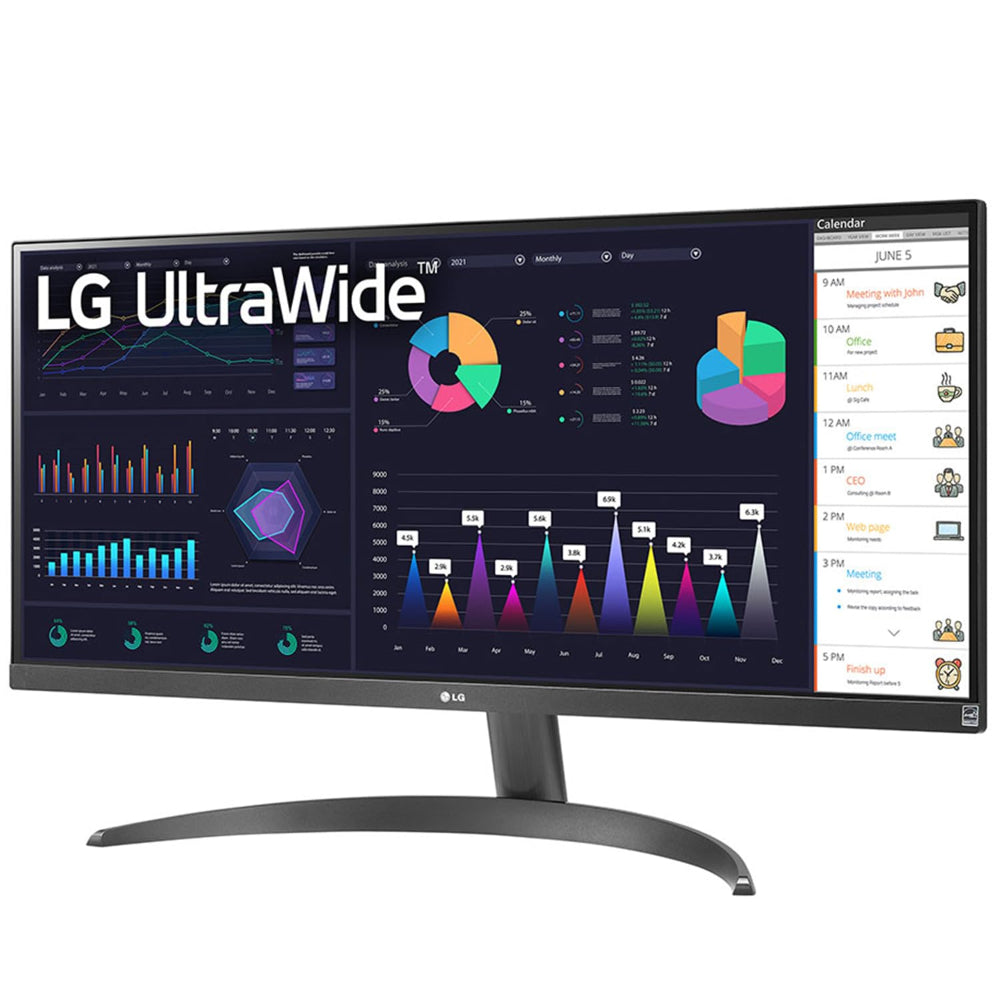 LG 29WQ500-B 29 Inch Ultrawide FHD 100Hz IPS Panel 99%SRGB 5MS AMD Freesync Gaming Monitor