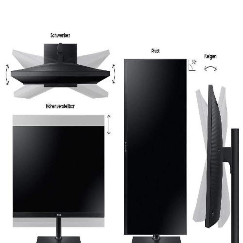 SAMSUNG LS27H850QFUXEN 27 Inch QHD 60Hz IPS Panel 99% SRGB 4MS IPS Professional Monitor