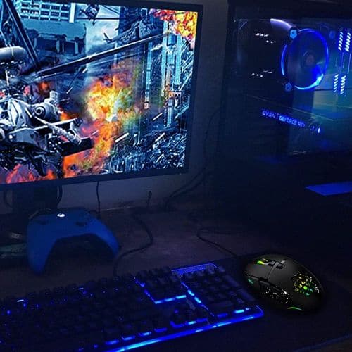 CLAW Dawon Wired Ergonomic Gaming Mouse ( 6400DPI / 7 Macro Buttons ) ( Black )