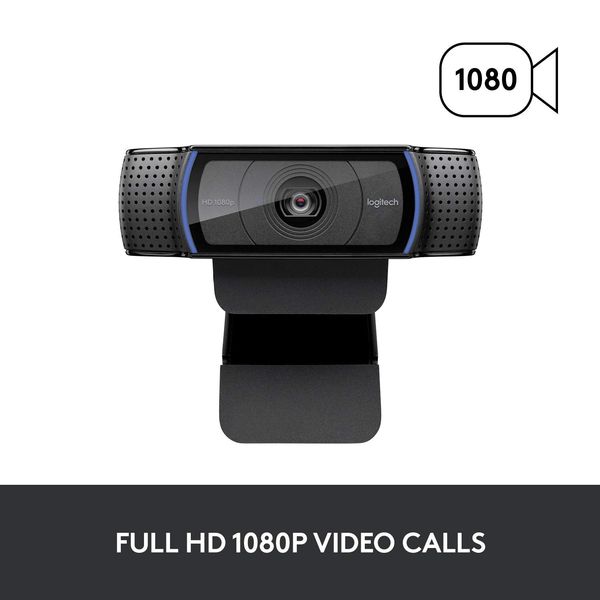 LOGITECH C920 HD Pro Webcam (Black)
