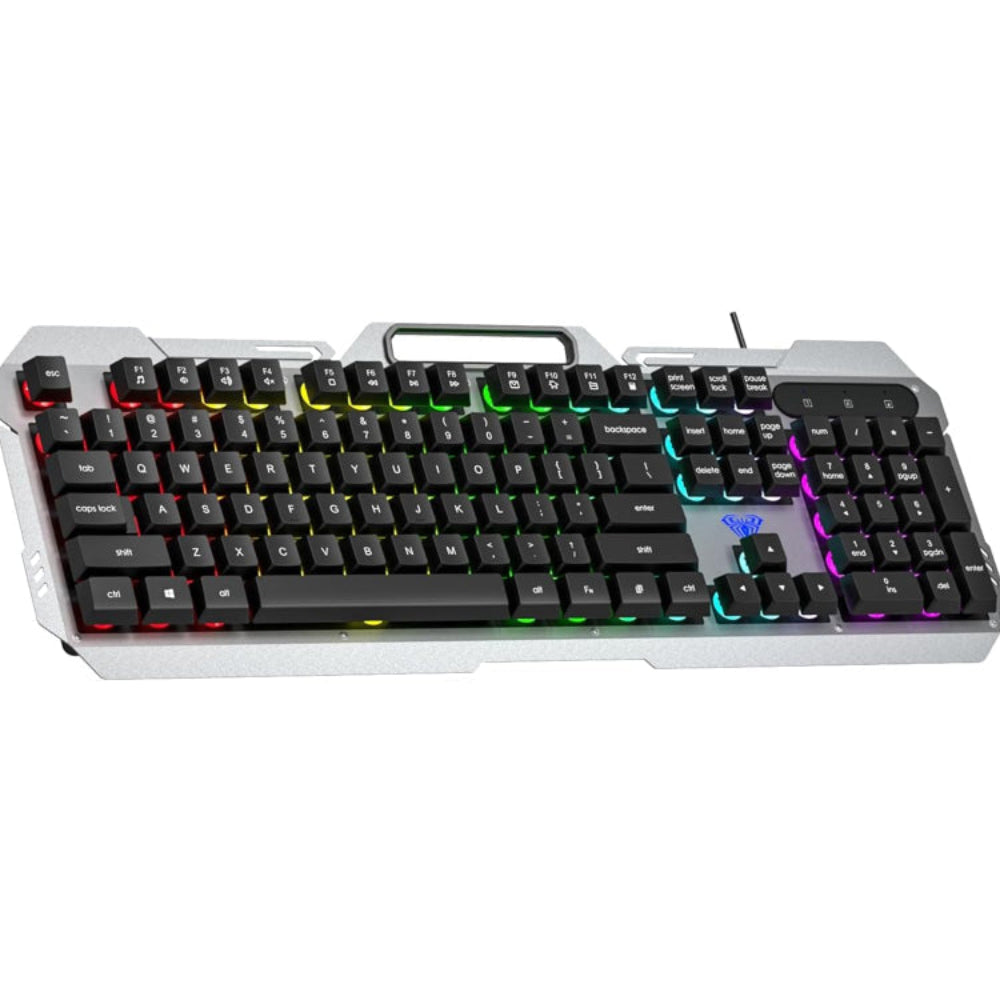 AULA F2023 Full Size Membrane Wired Gaming Keyboard ( Black ) ( F2023 )