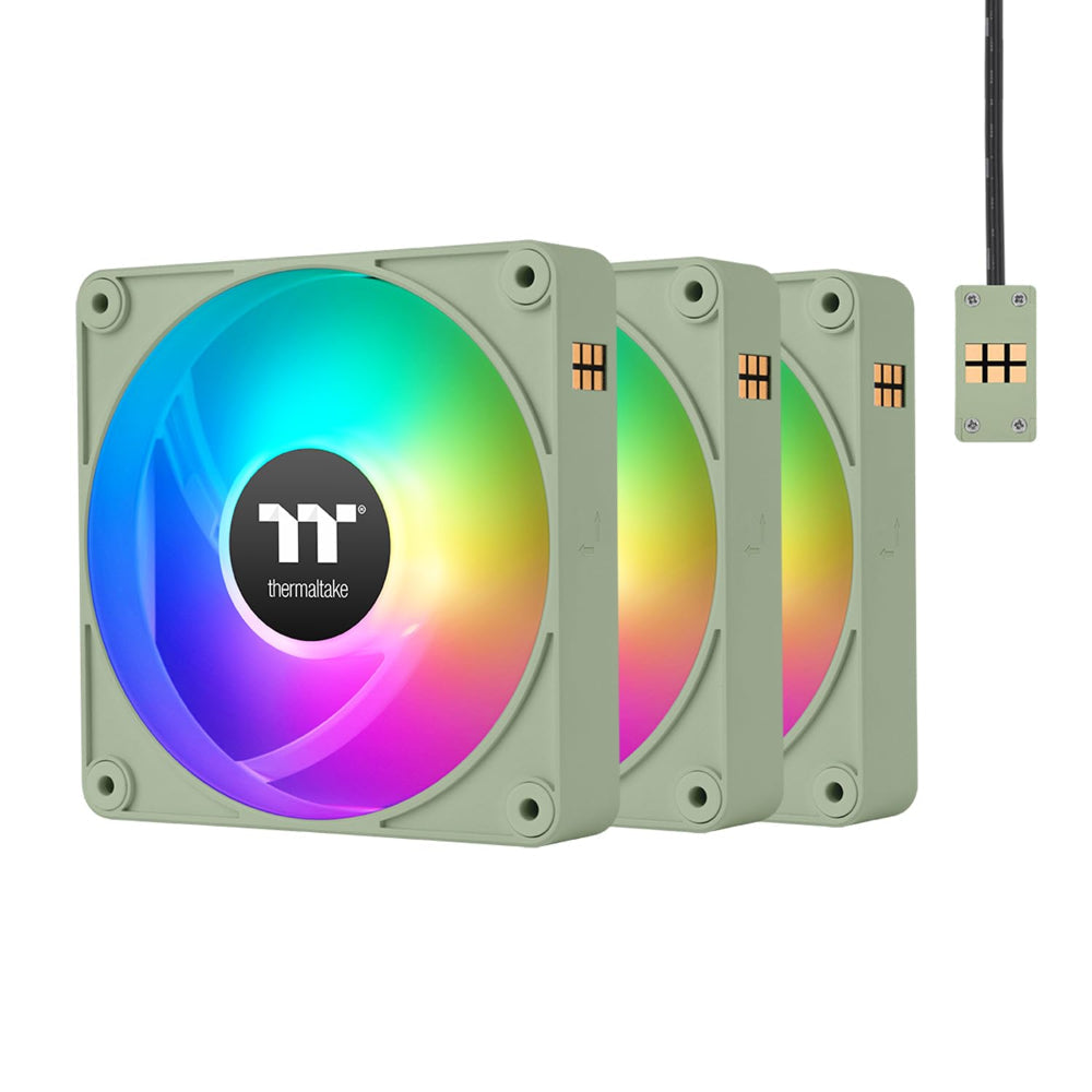 THERMALTAKE CT120 EX ARGB Cabinet Fan ( Green ) ( Triple Pack )