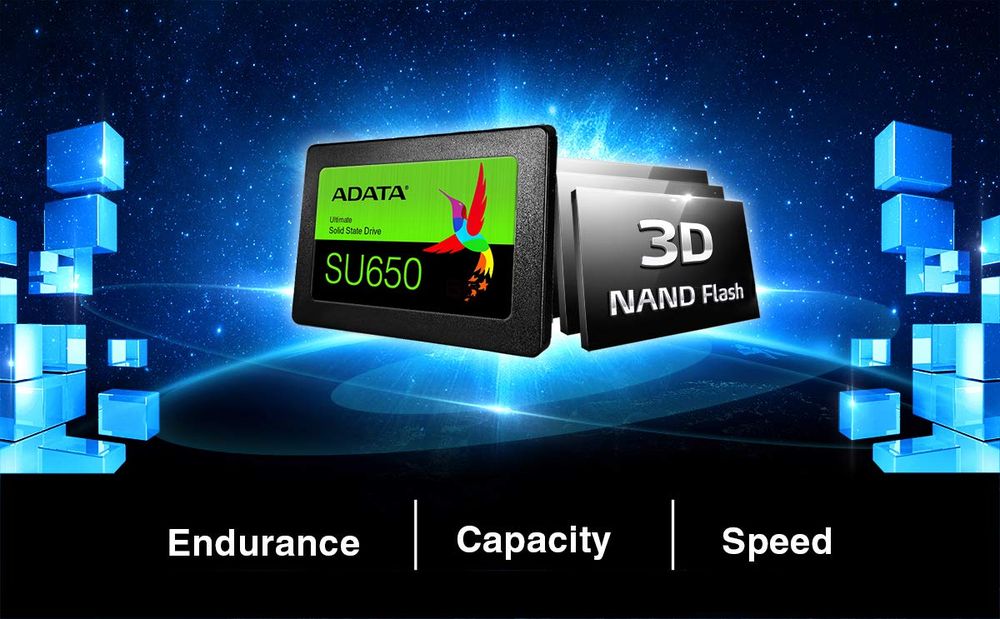 ADATA Ultimate SU650 480GB 3D NAND 2.5 SATA Internal Solid State Drive ( SSD )