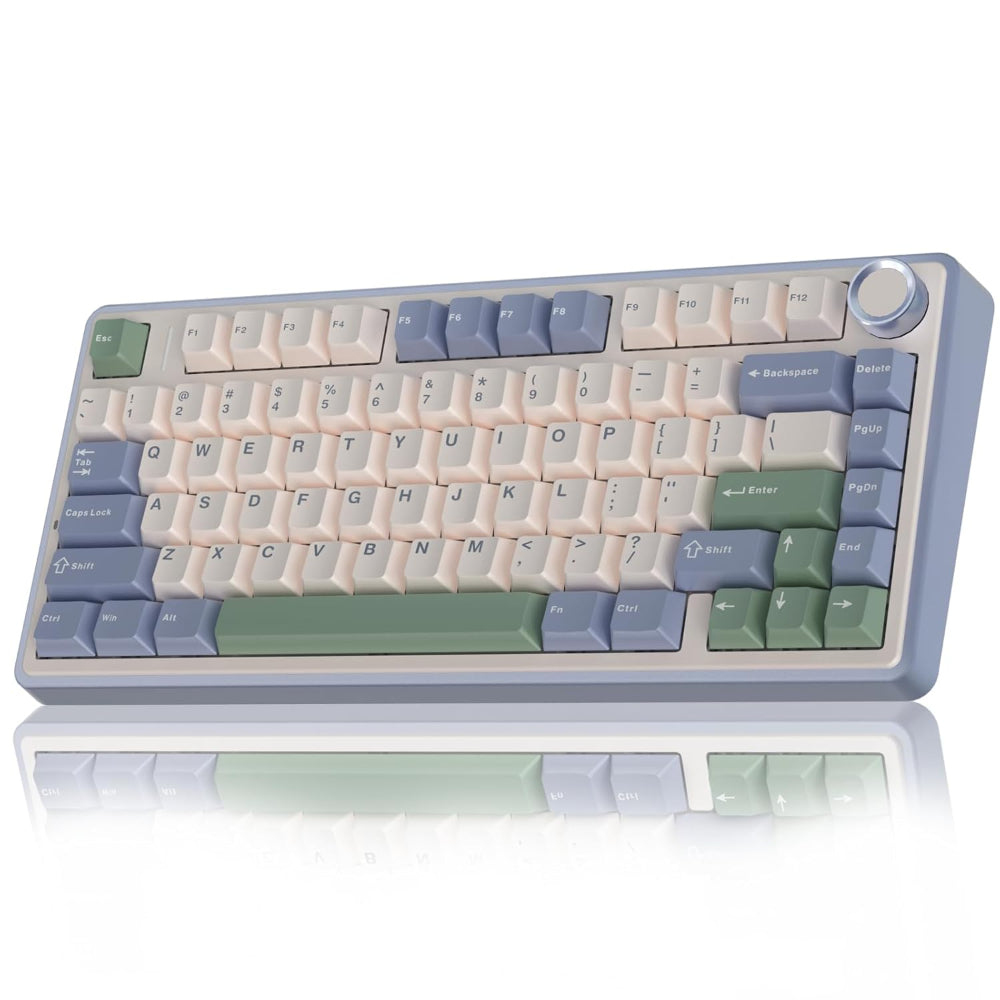 AULA F75 75% Mechanical Wireless Gaming Keyboard ( Cedar Green ) ( Reaper Switch ) ( F75CGR)