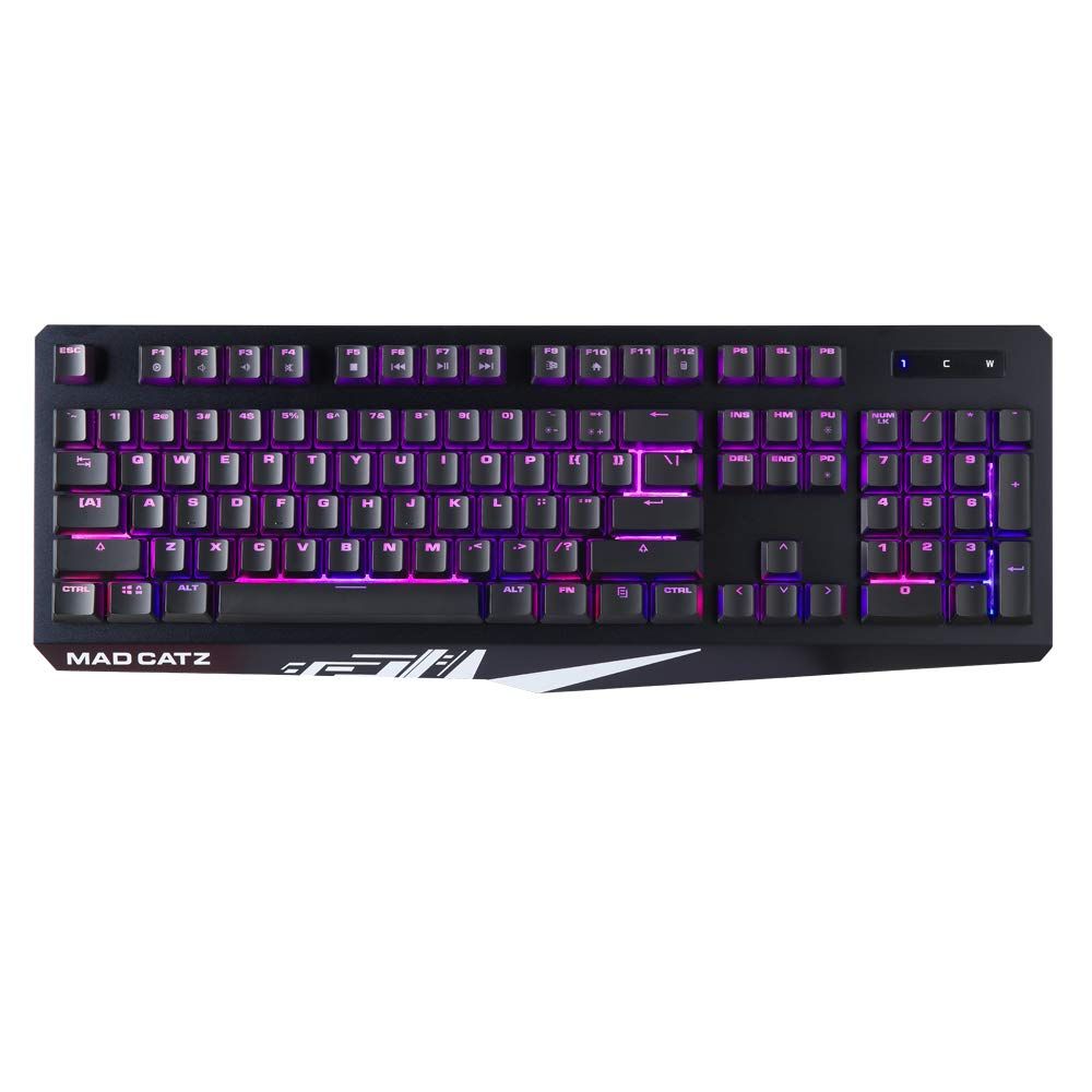 MAD CATZ Strike 2 RGB Full Size Membrane Wired Gaming Keyboard ( Black ) ( KS13MRUSBL000-0 )