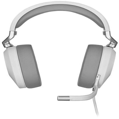 CORSAIR HS65 Wired 7.1 Surround Gaming Headphone With Mic ( White ) ( PC/Mobile/Mac/Xbox )