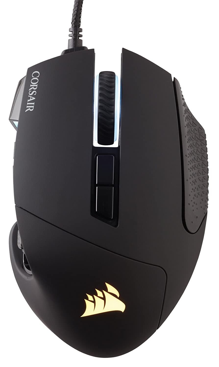 CORSAIR Scimitar Pro Wired Ergonomic RGB Gaming Mouse ( CH-9304011-NA ) ( 16000DPI / 17 Macro Buttons ) ( Yellow )