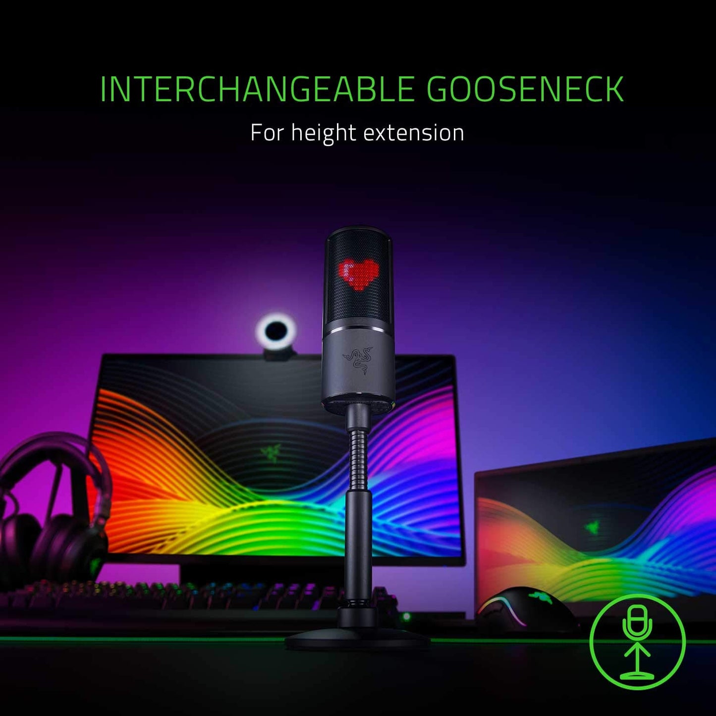 RAZER Seiren Emote Microphone