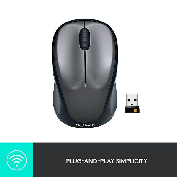LOGITECH M235 Wireless Ambidextrous Gaming Mouse ( 鈥?10-002201 ) ( 1000DPI / 3 Macro Button ) ( Colt Glossy)