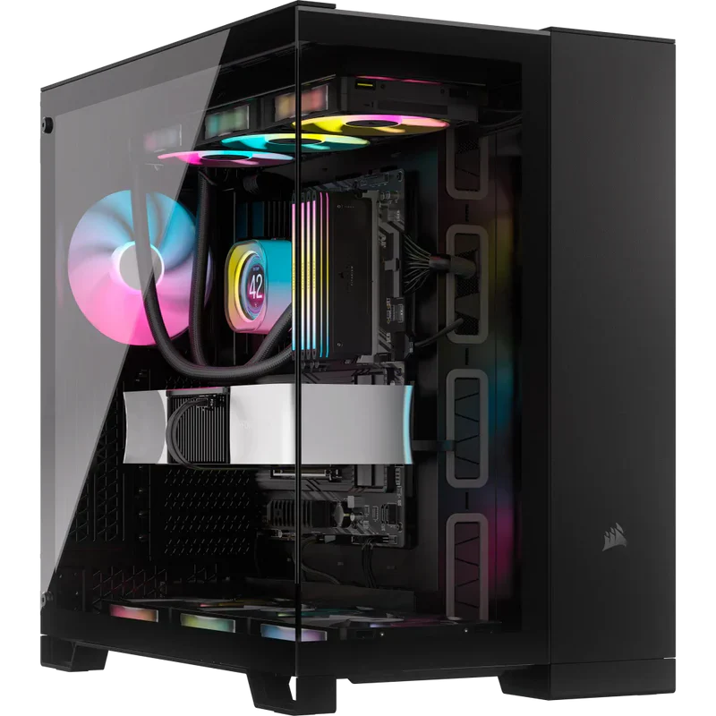 CORSAIR 6500X ATX Mid Tower Dual Chamber Cabinet (Black)