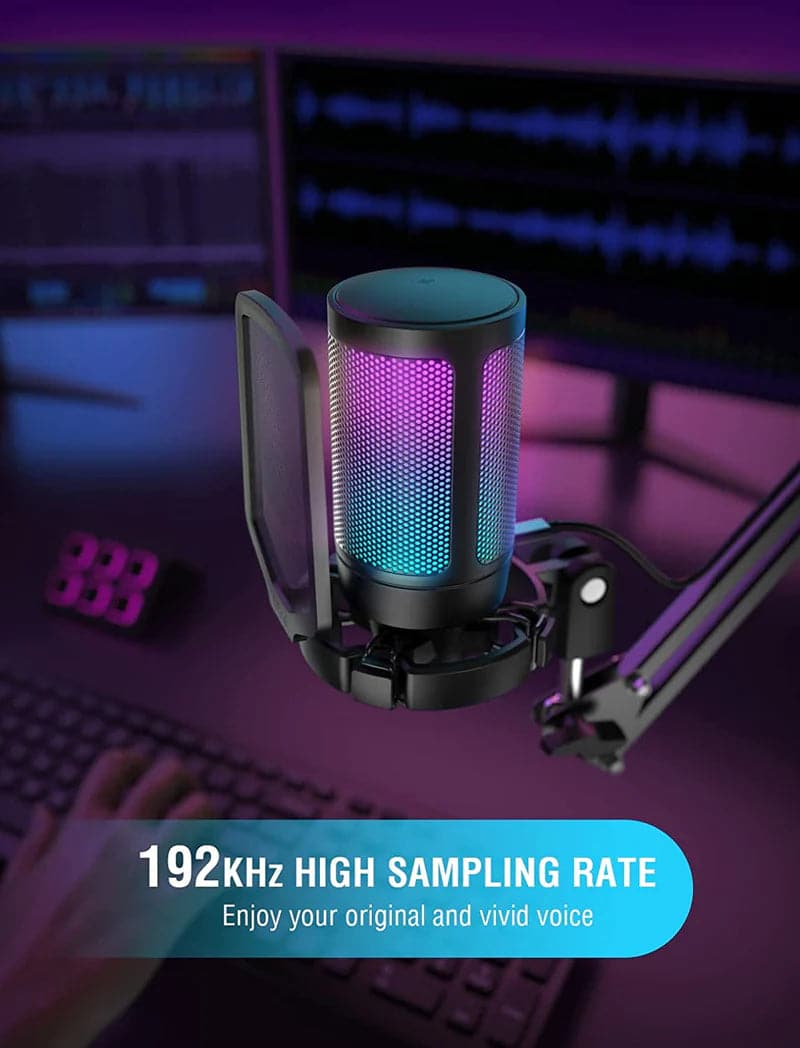 FIFINE Ampligame A6V USB Gaming Microphone ( Black )