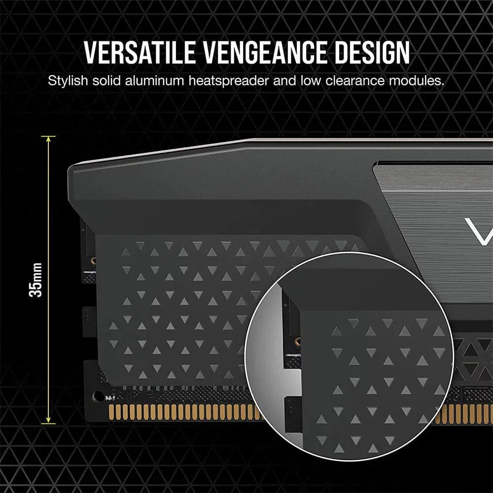 CORSAIR Vengeance 64GB ( 32GB x 2 ) 5200MHz DDR5 RAM ( Black ) ( CL40 )