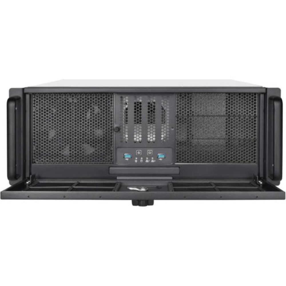 SILVERSTONE RM44 4U Rackmount Server Chassis EATX (SSI EEB) Full Tower Cabinet ( Black )
