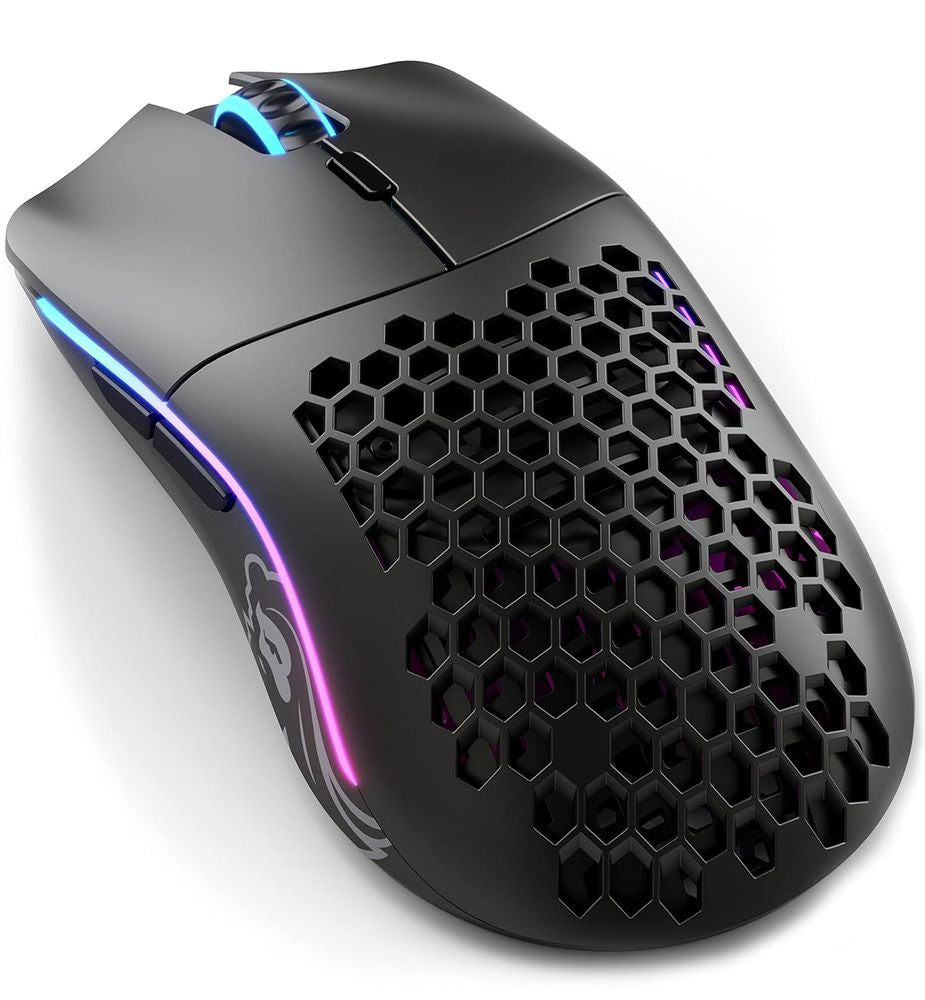 GLORIOUS Model O Wireless Ambidextrous Gaming Mouse ( 19000DPI / 6 Macro Buttons ) ( Matte Black )