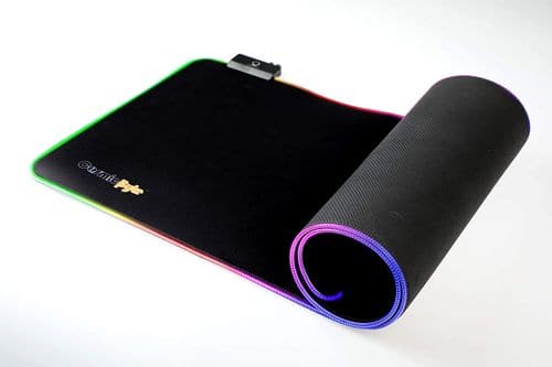 COSMIC BYTE Volcano 7 Colour RGB XXL Black Mousepad